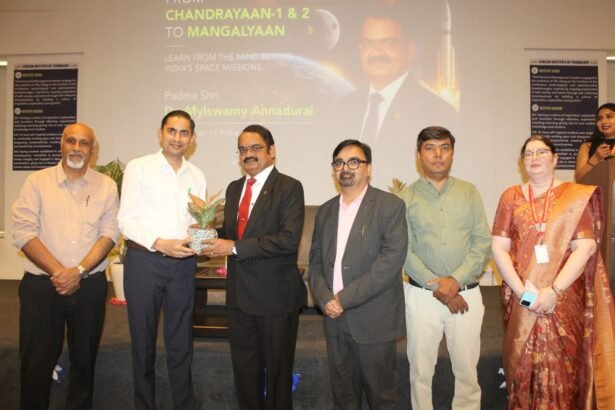 Padma Shri Dr Mylswamy Annadurai Interacts with Students at Echelon Institute of Technology; ISRO-IIRS Outreach Centre Inaugurated